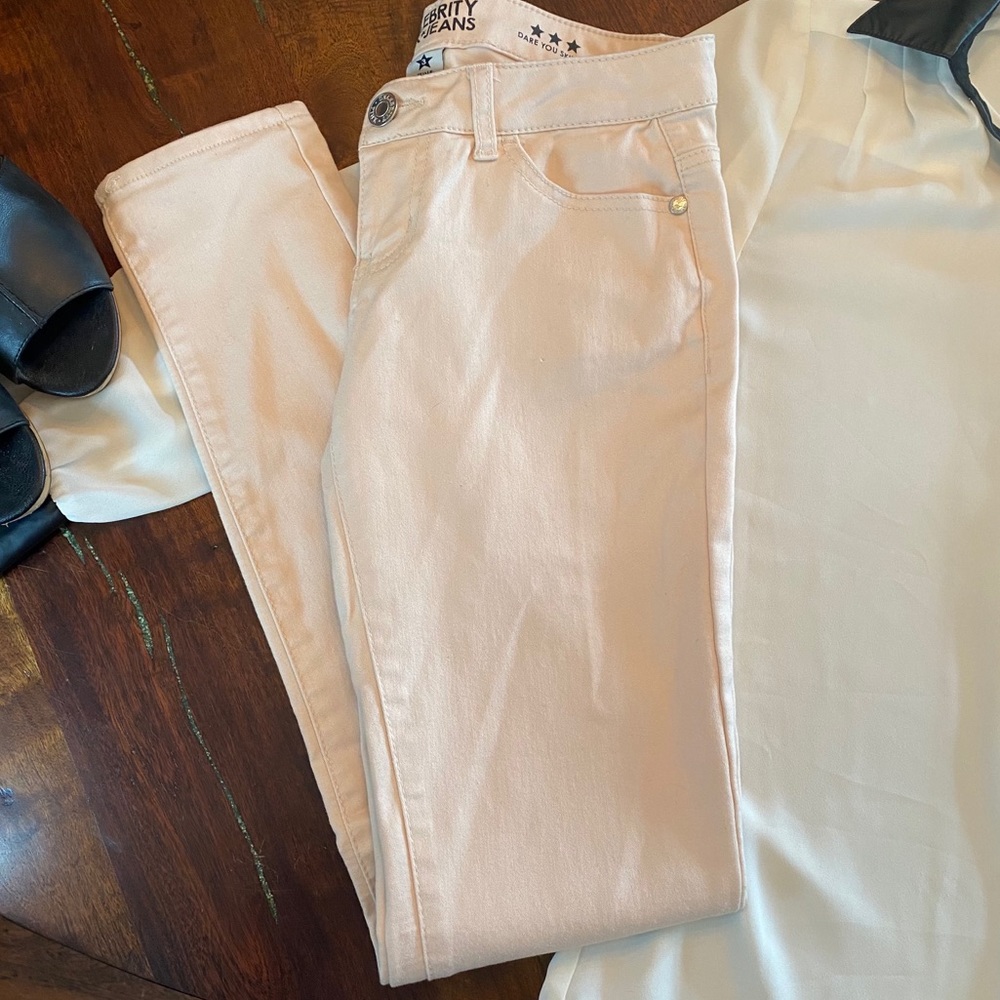 2 for $25 Denim - Pastel Pink Dare You Skinny Jeans